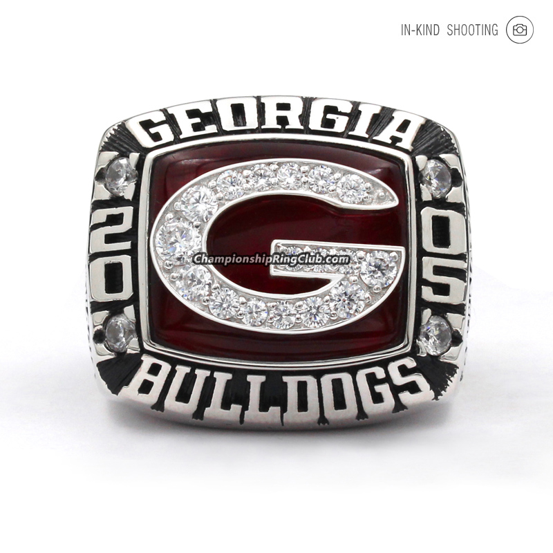 2005 Georgia Bulldogs Outback Bowl Championship Ring/Pendant(Premium)